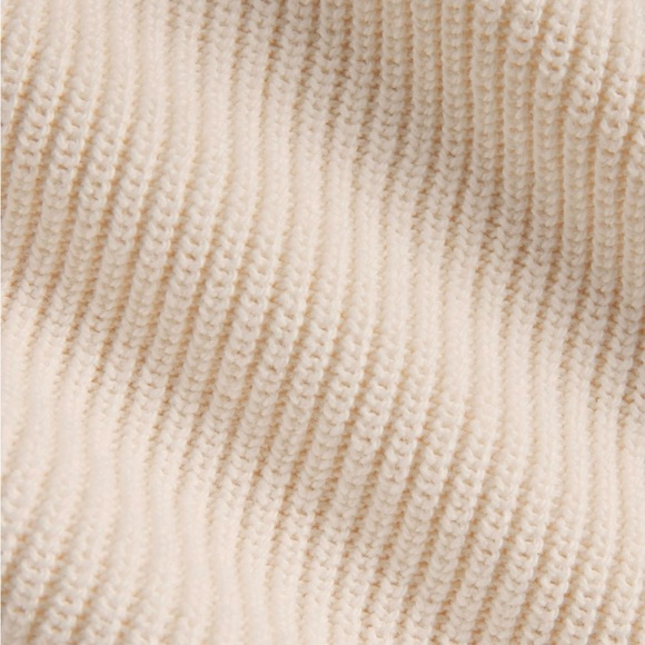 Everlane Off-White Ribbed Knit Top - Picture 4 of 9